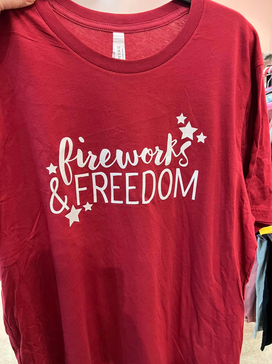 FIREWORKS & FREEDOM T-SHIRT