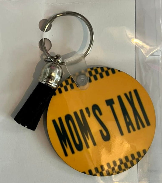 MOMS TAXI KEYCHAIN